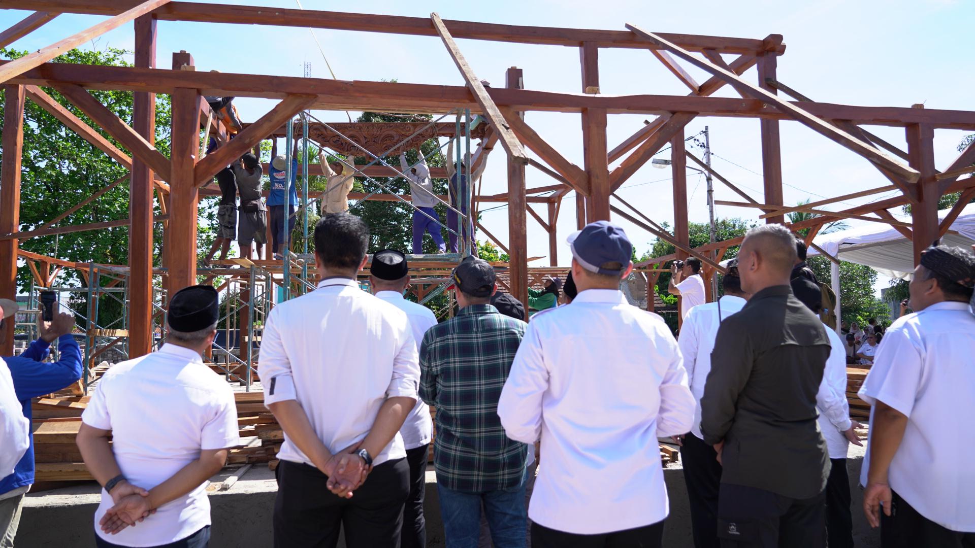Lestarikan Budaya Sunda Masyarakat Bogor, Replika Pendopo Kawedanan Jasingan Kembali Dibangun Tanpa APBD 