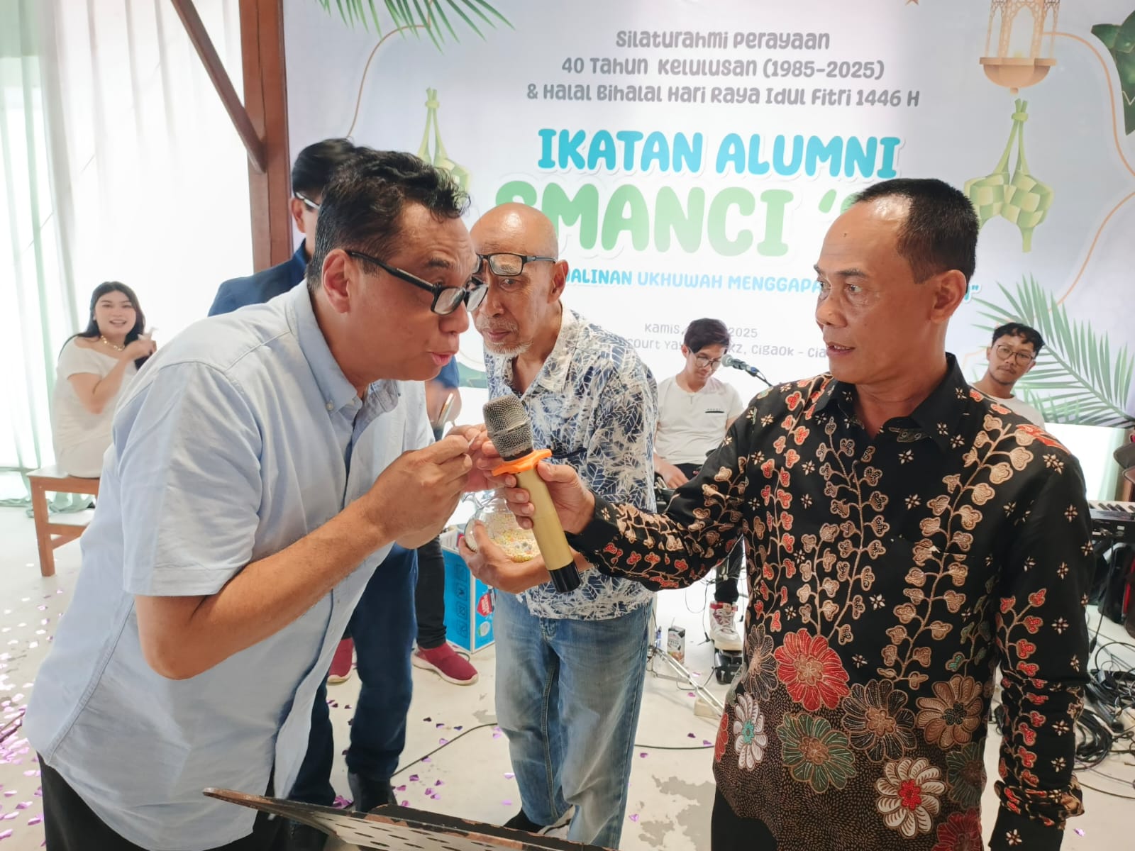 Meriah dan Penuh Makna, Reuni 40 Tahun SMANCI '85 Sekaligus Halal Bihalal Idul Fitri 1446 H