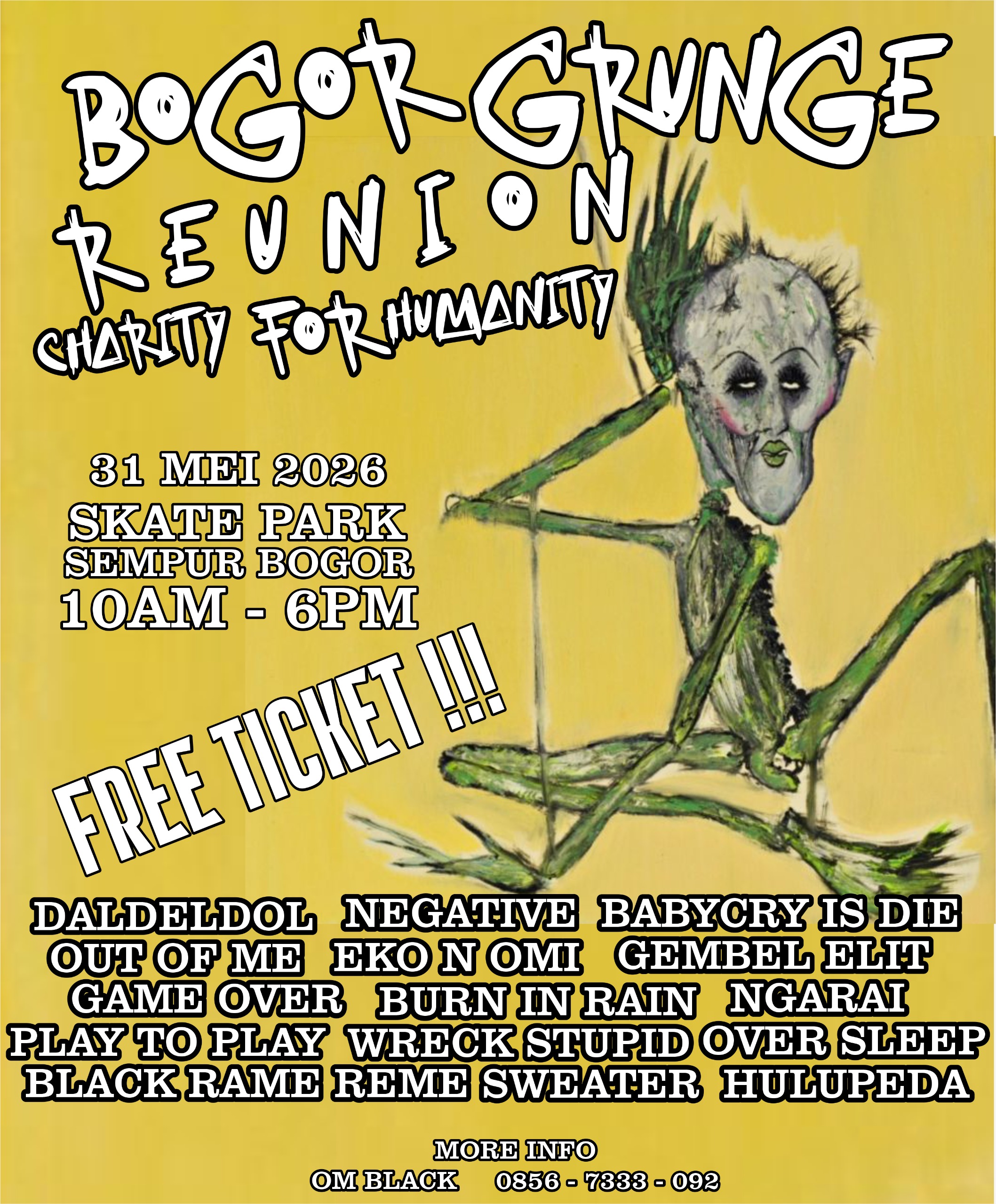 Musisi Grunge Bogor Reuni Besar-besaran, Ada Aksi Kemanusiaan di Baliknya