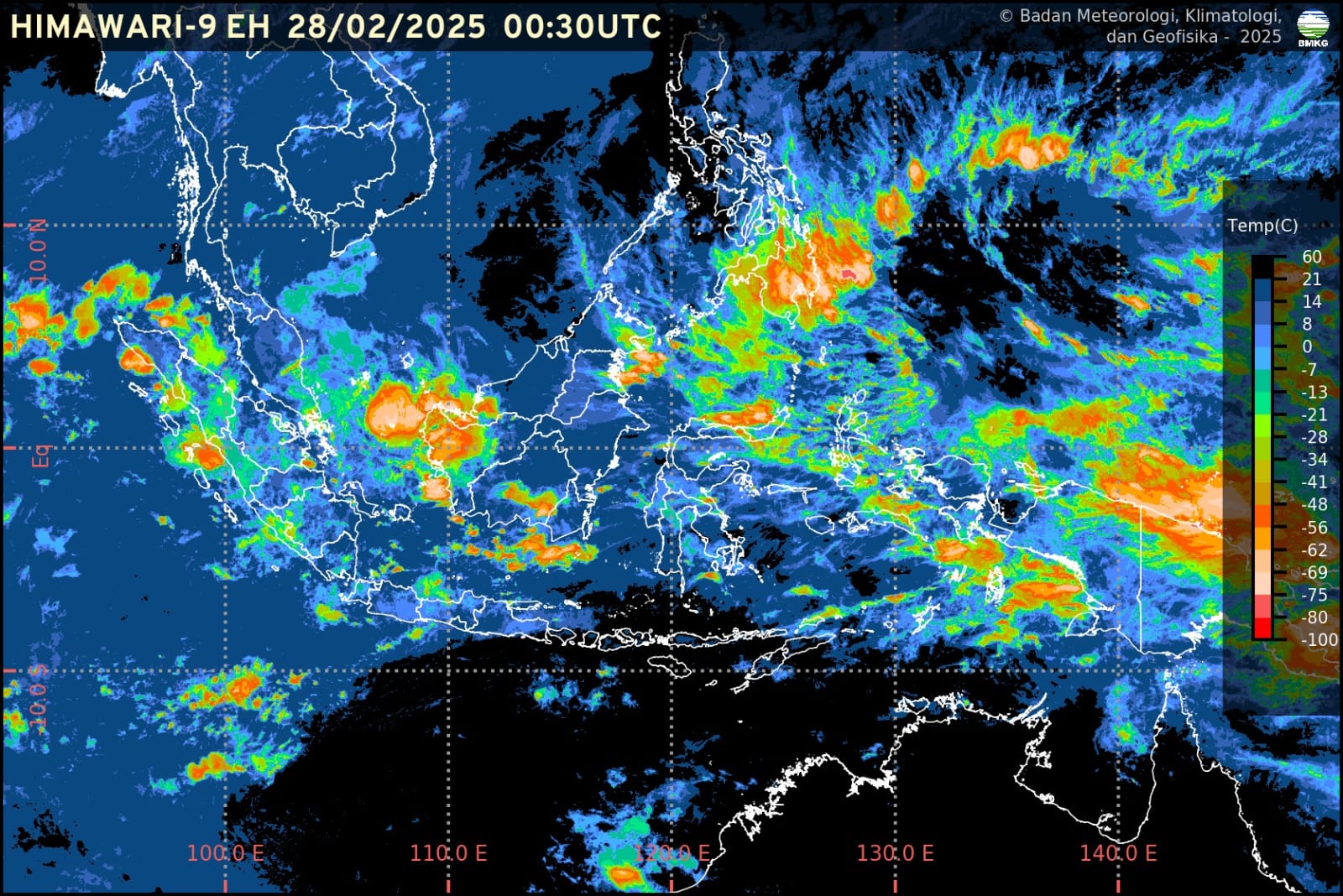 Info Prakiraan Cuaca BMKG Jawa Barat, Jumat, 28 Februari 2025: Berawan Hingga Berpotensi Hujan Angin 