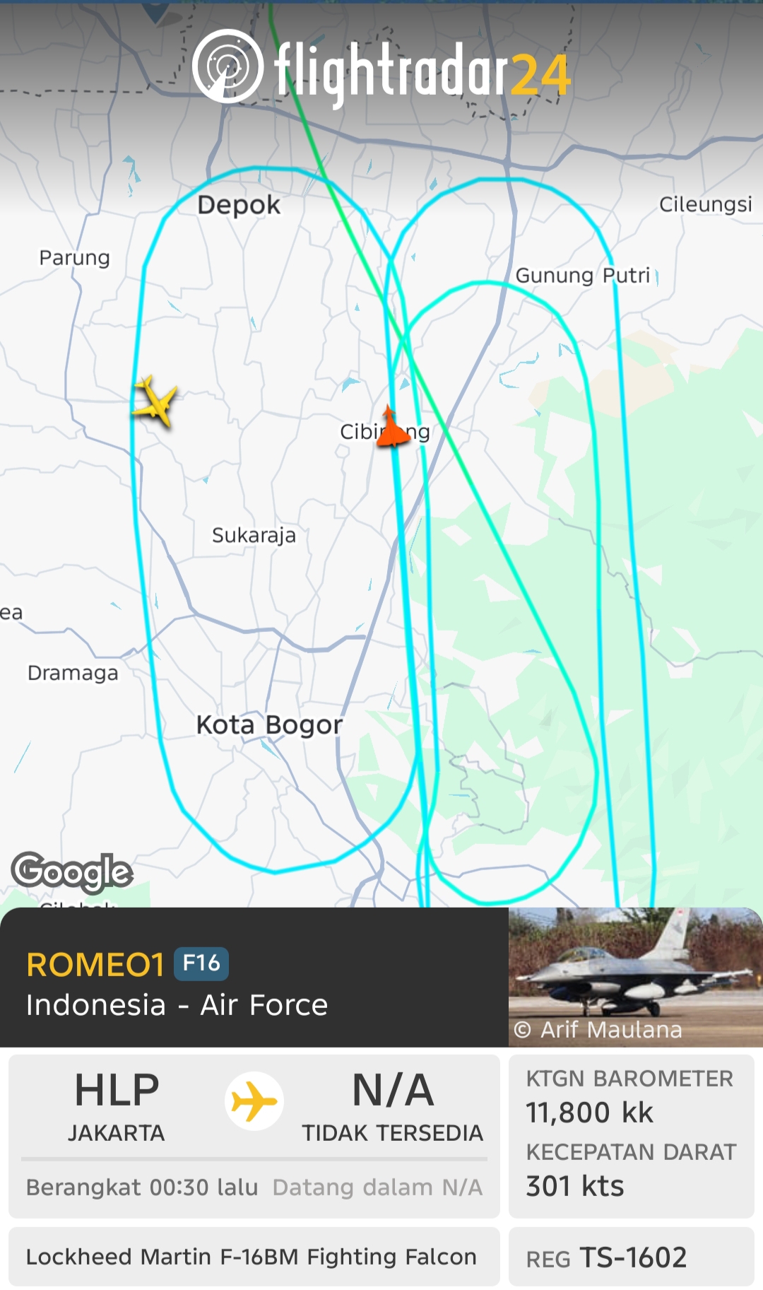 22 Pesawat Tempur Hiasi Langit Kota Bogor, Warga Kaget dan Takjub