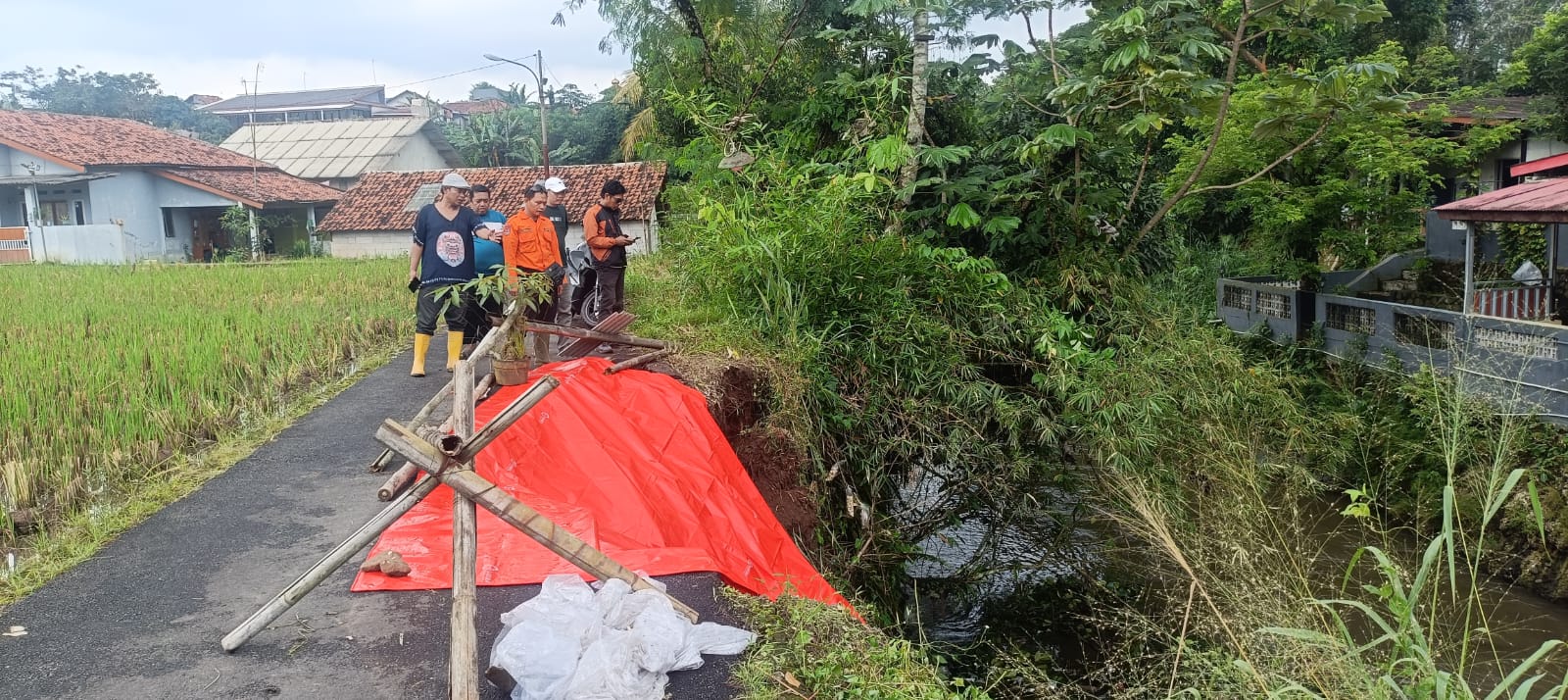 BPBD Kota Bogor Tangani 17 Kejadian Bencana Tanah Longsor Akibat Hujan Deras