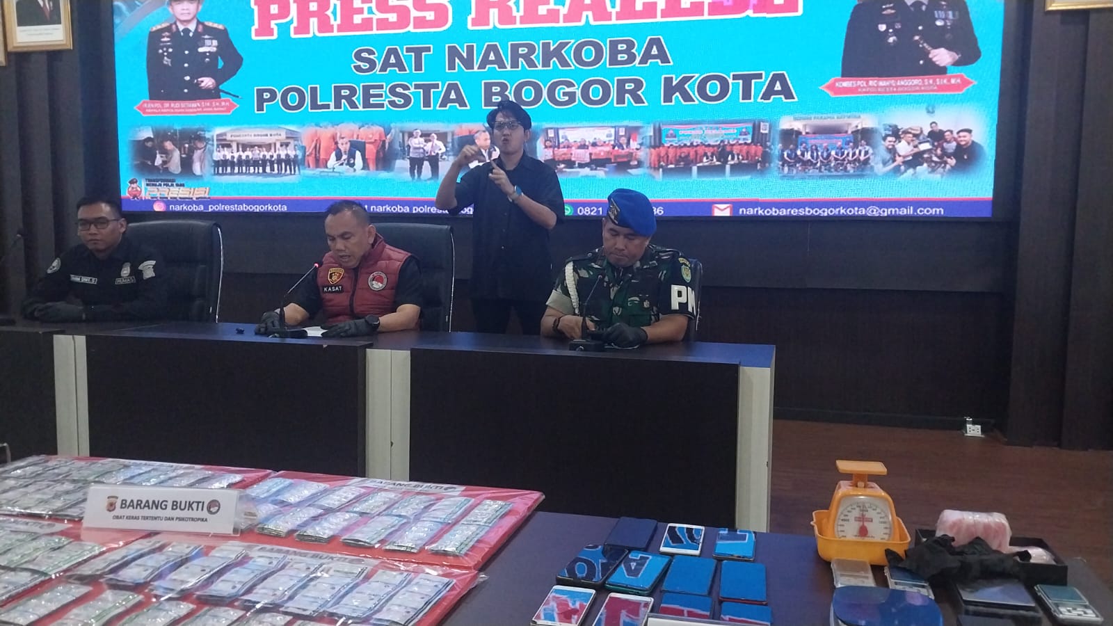 Sat Narkoba Polresta Bogor Kota Berhasil Ringkus 94 Tersangka Berikut Barbuk Miliaran Rupiah