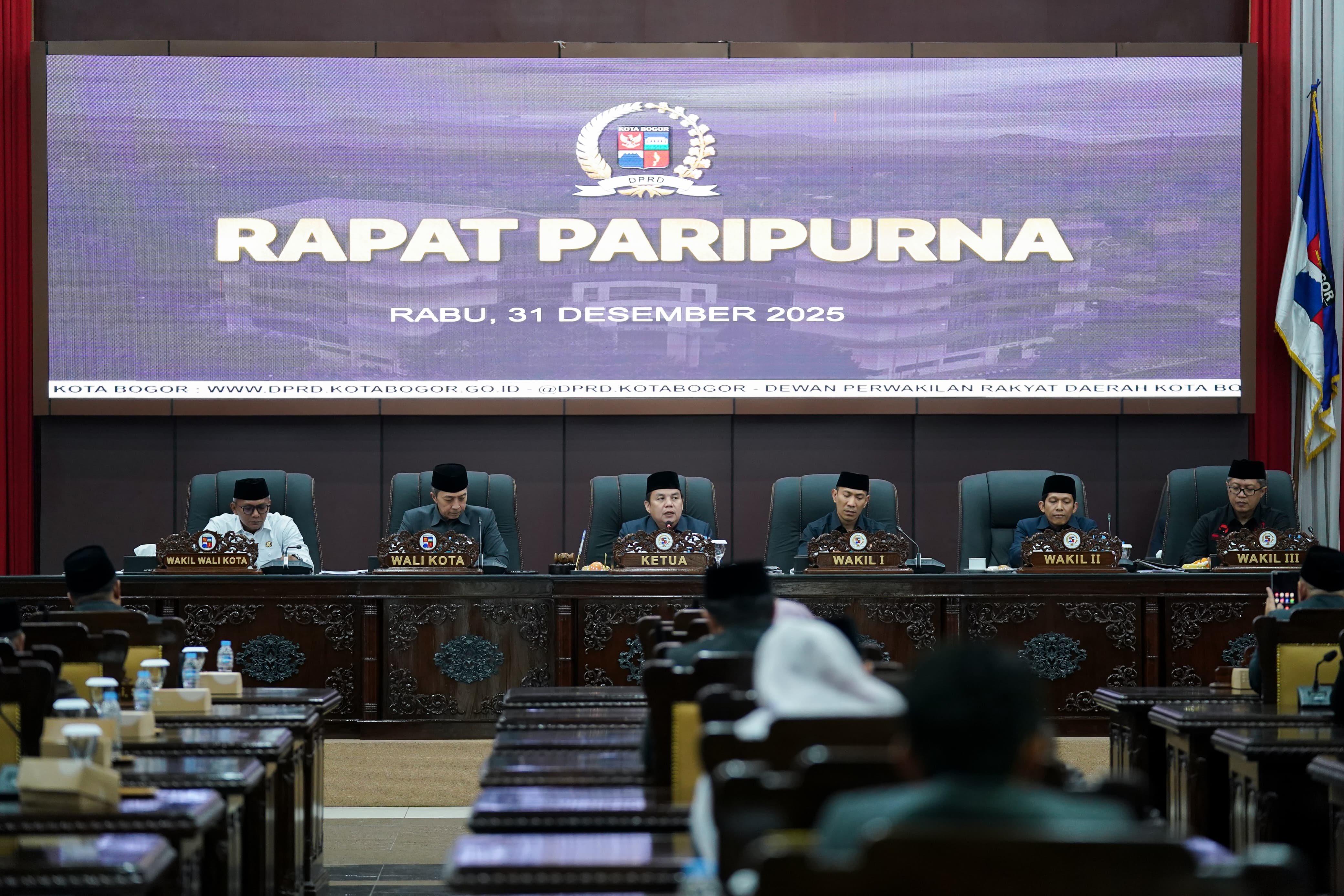 DPRD Kota Bogor Tetapkan Dua Perda di Penutupan Akhir Tahun 2025