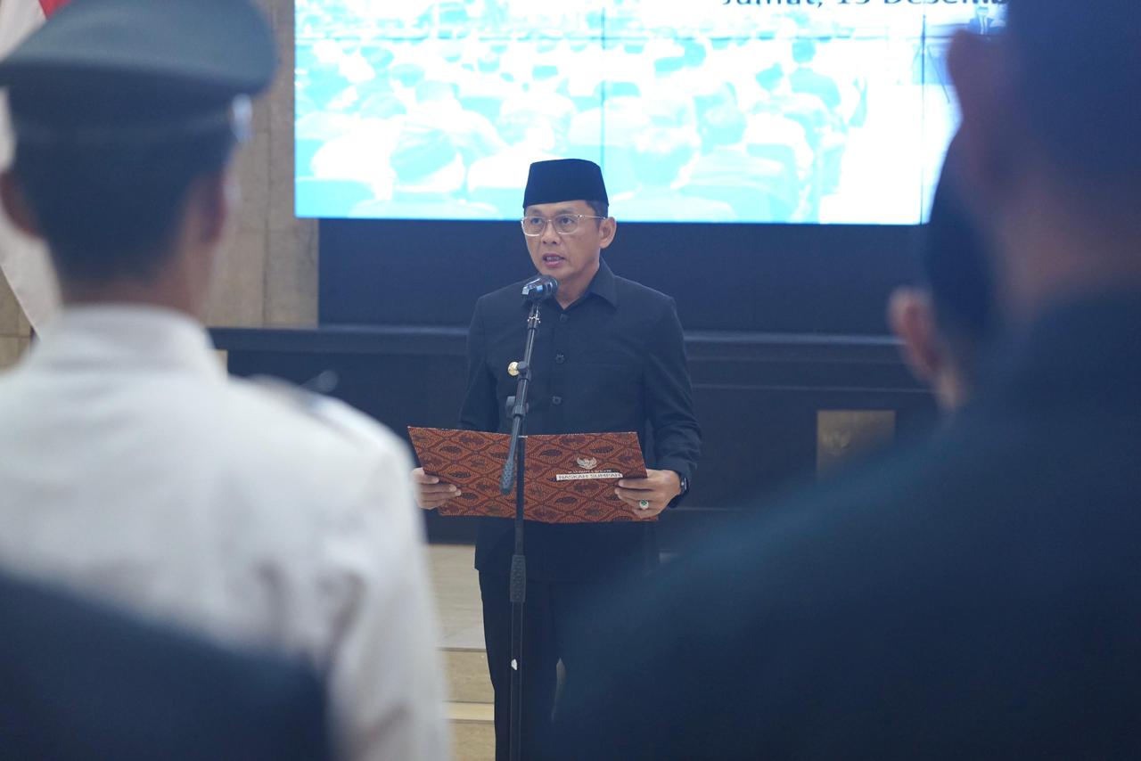 Hery Antasari Berikan Wejangan ke 19 Pejabat di Lingkungan Pemkot Bogor yang Dilantik