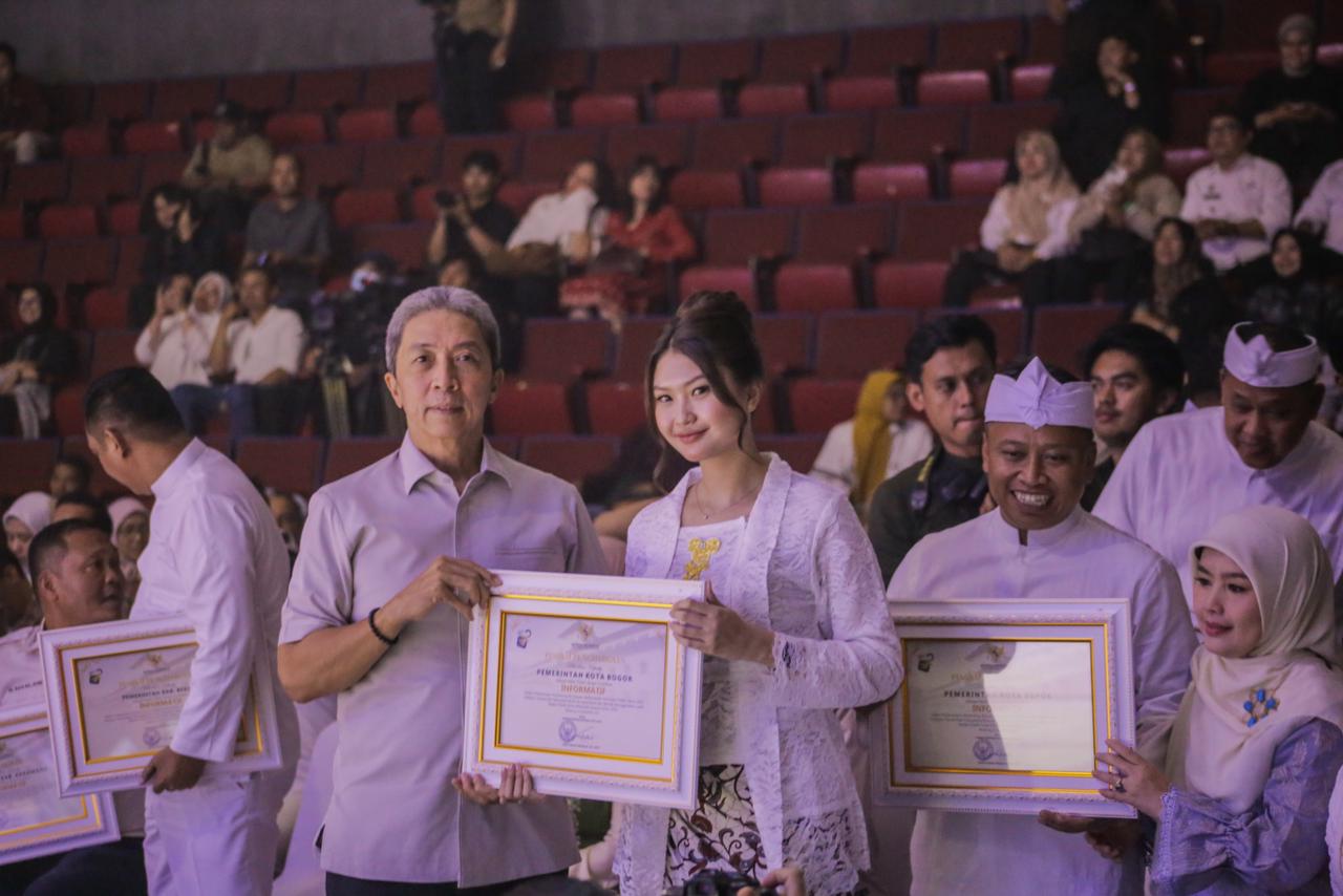 Pemerintah Kota Bogor Raih Anugerah Keterbukaan Informasi Publik 2025, Predikat Informatif