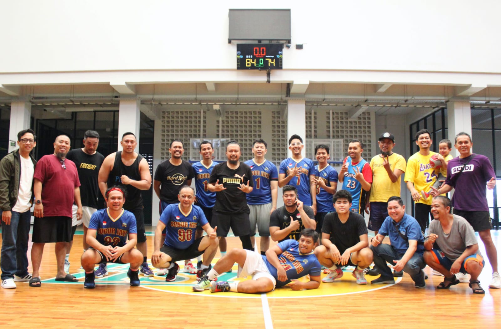 BBB Taklukan Tim Basket Pemkot Bogor di Laga Persahabatan