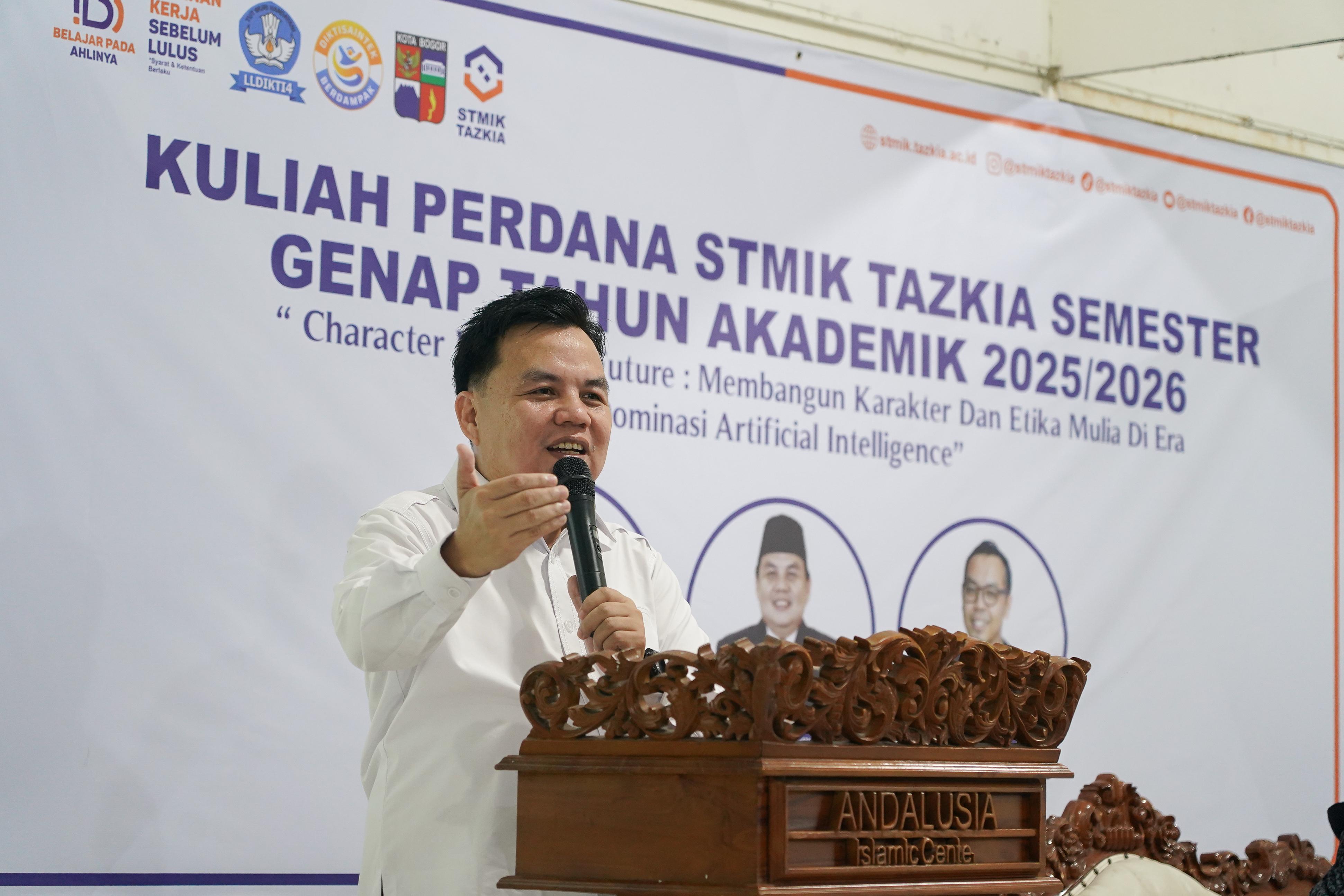 Character Wins The Future STMIK Tazkia Hadirkan Narsum Ketua DPRD Kota Bogor