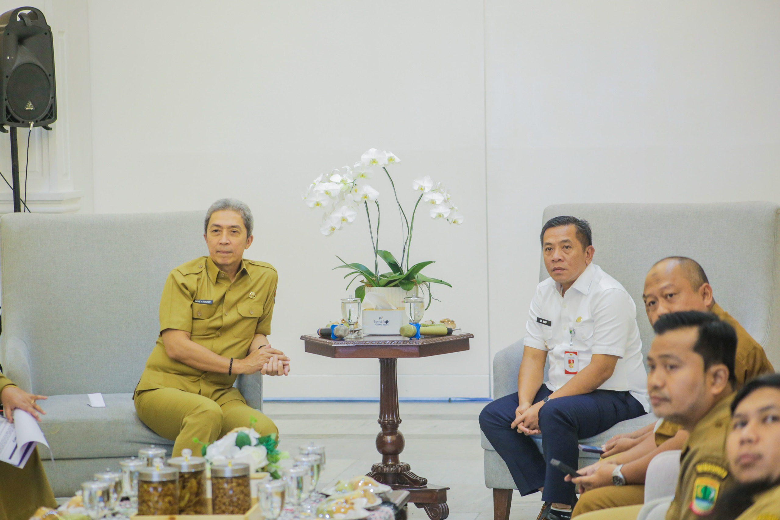 Bahas Penataan Wilayah, Wali Kota Bogor Terima Kunjungan Kerja Bupati Karawang