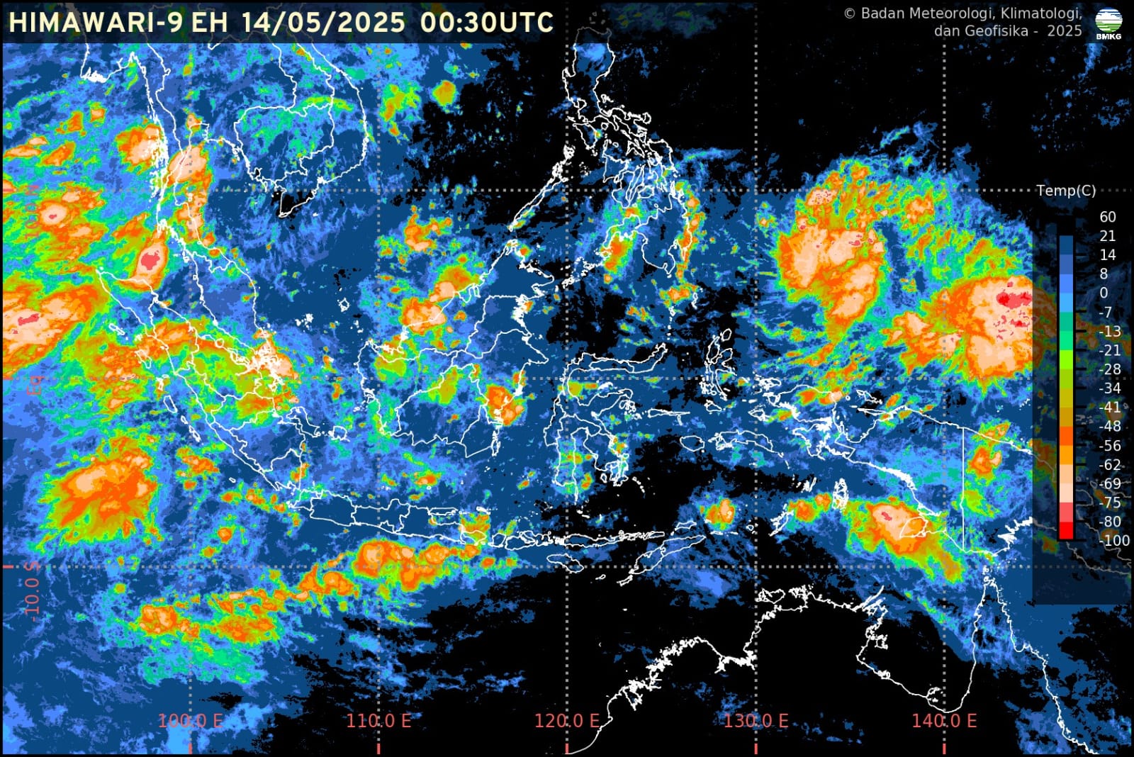 Info Prakiraan Cuaca BMKG Jawa Barat, Rabu, 14 Mei 2025: Cerah, Berawan Hingga Berpotensi Hujan 