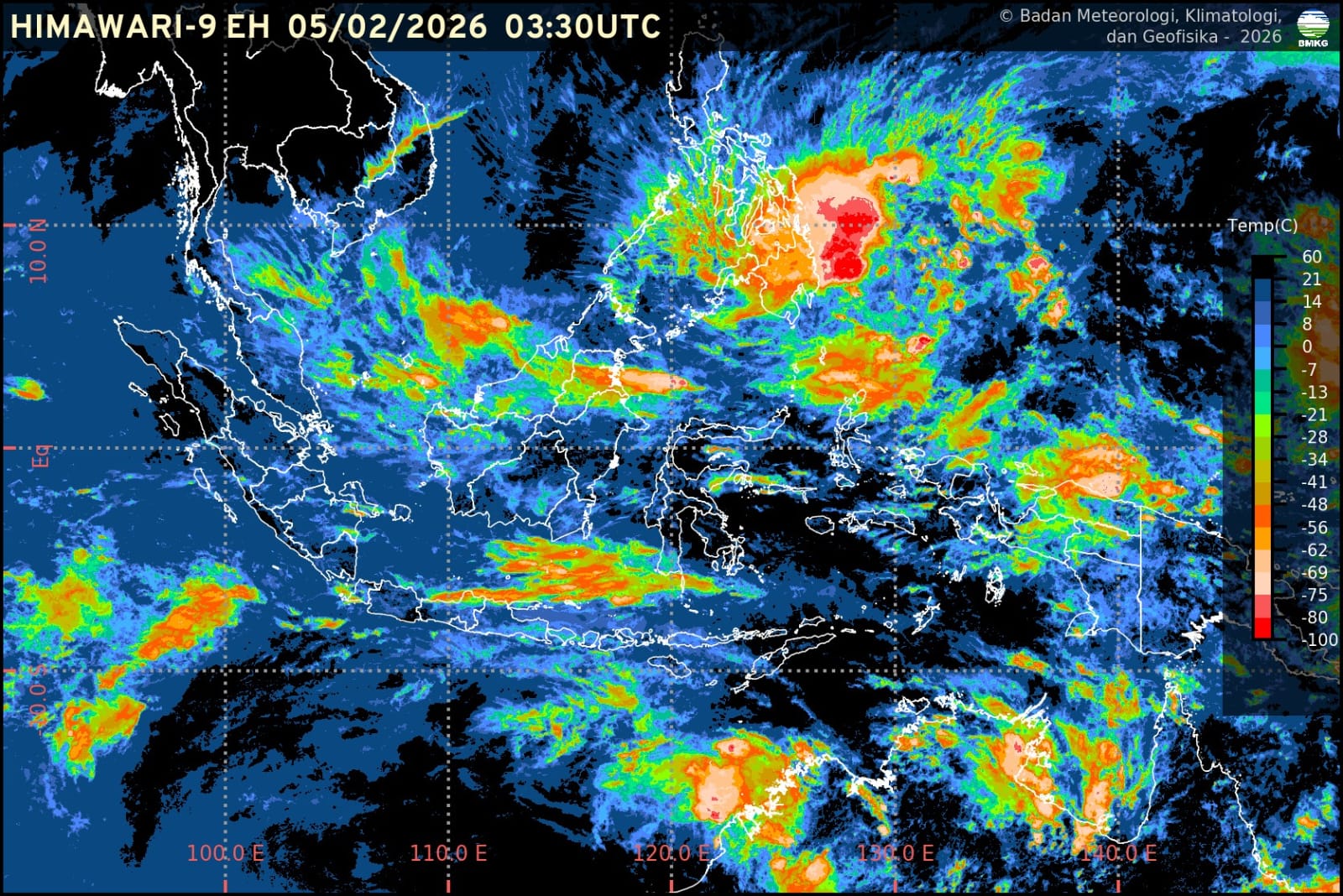 Info Prakiraan Cuaca BMKG Jawa Barat, Kamis, 5 Februari 2026: Cerah Berawan Hingga Berpotensi Hujan 