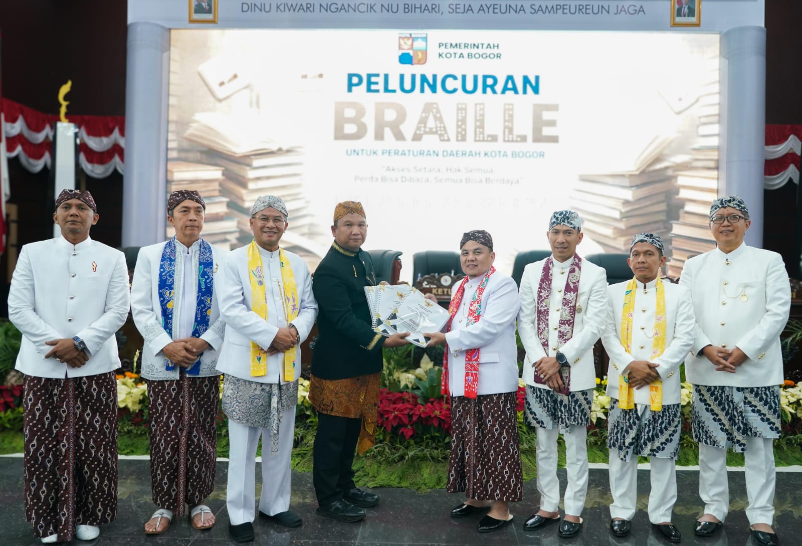 HJB ke-544, DPRD Kota Bogor Luncurkan Perda Versi Braille untuk Aksesibilitas Disabilitas