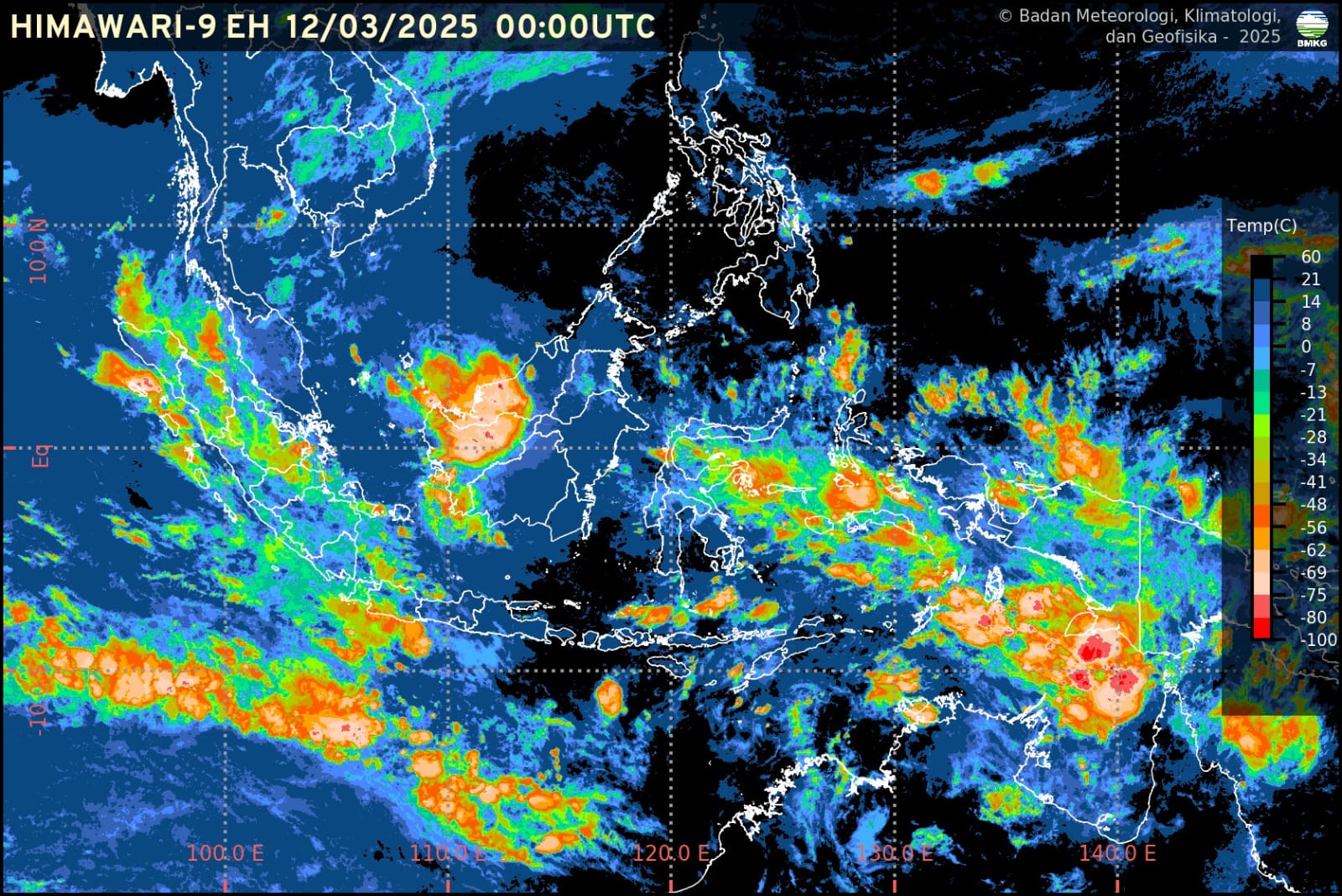 Info Prakiraan Cuaca BMKG Jawa Barat, Rabu, 12 Maret 2025: Berawan Hingga Berpotensi Hujan dan Angin Kencang