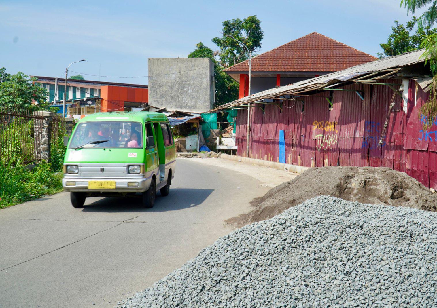 Skema Akses Jalan Menuju Pasar Jambu Dua 