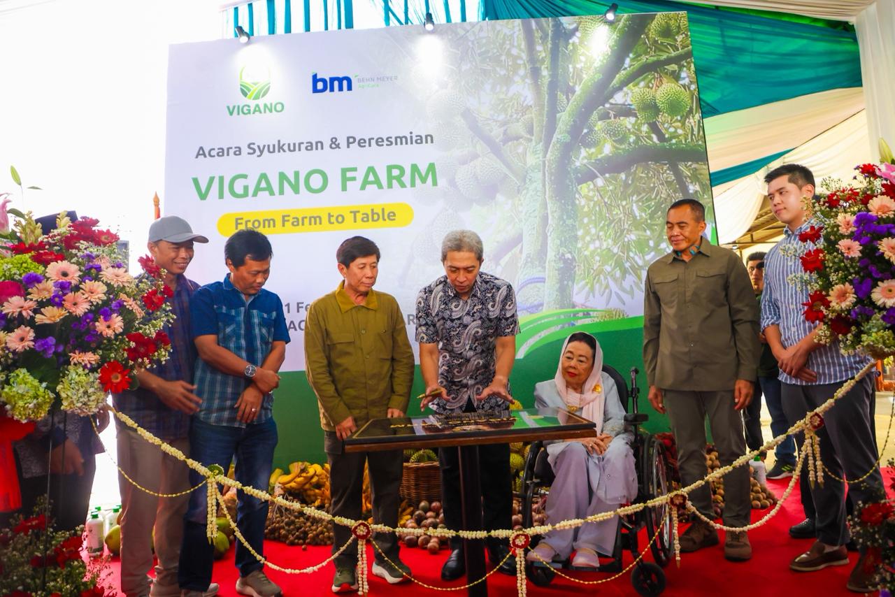 Wali Kota Bogor Resmikan Sentra Durian Vigano Farm Rancamaya