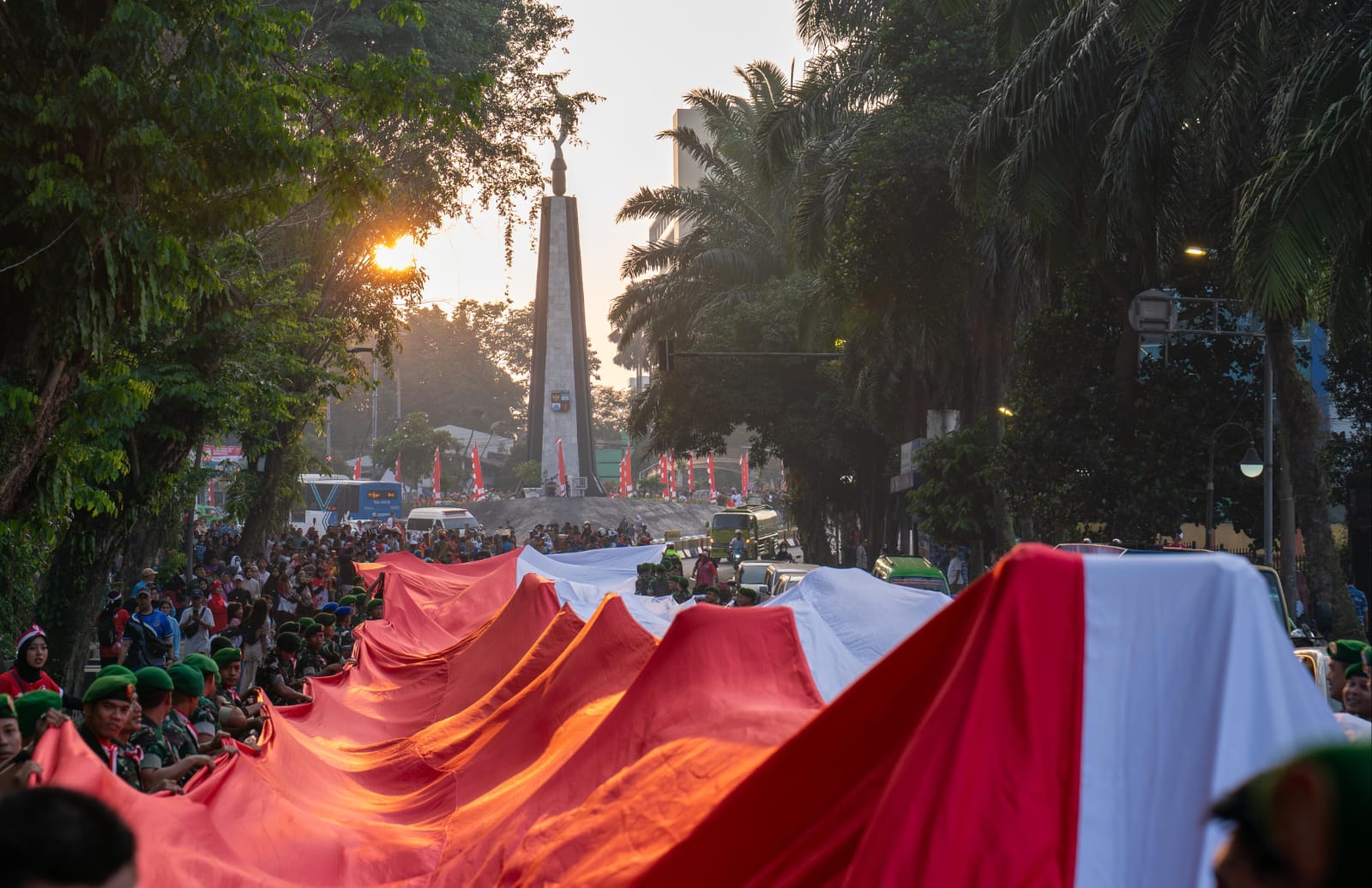 Hadiri Kirab Merah Putih FMP ke-11, Adityawarman Adil: Perkuat Cinta Tanah Air