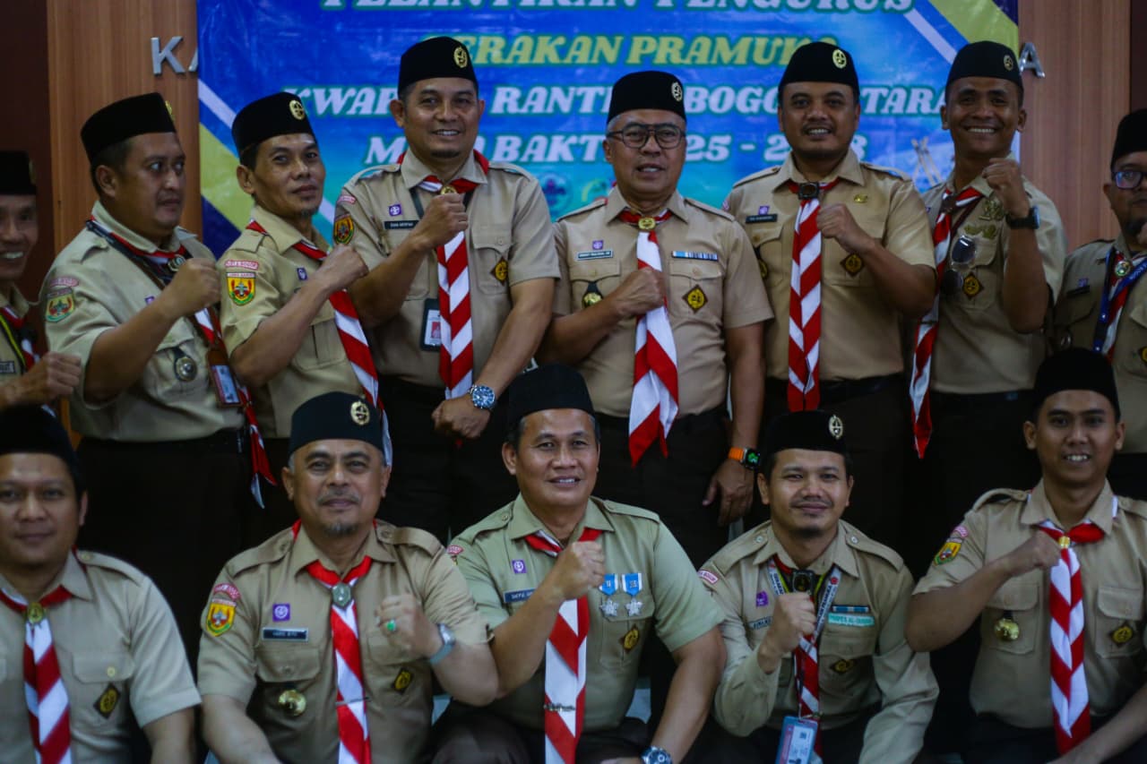 Mabiran dan Kwarran Pramuka Bogor Utara Periode 2025-2028 Resmi Dilantik