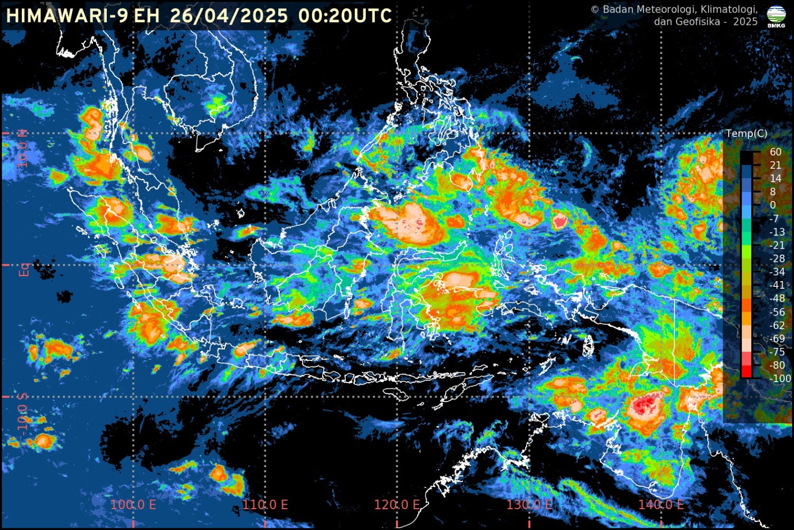 Info Prakiraan Cuaca BMKG Jawa Barat, Sabtu, 26 April 2025: Cerah, Berawan dan Hujan 