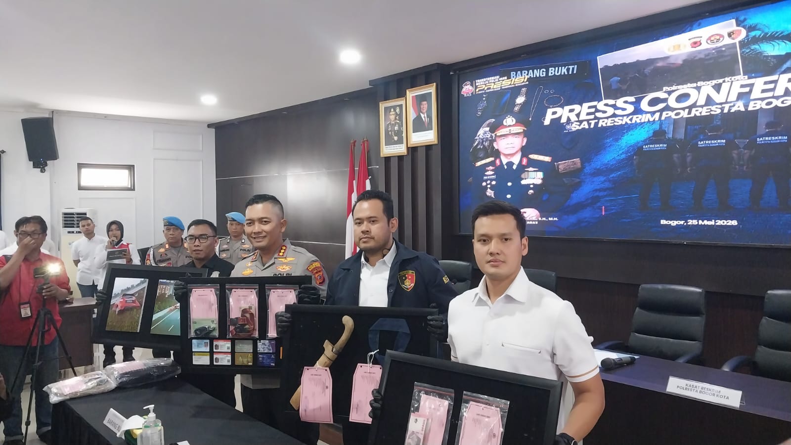 Satreskrim Polresta Bogor Kota Berhasil Ringkus Pembunuh Keji Wanita di Tol Yasmin Kota Bogor