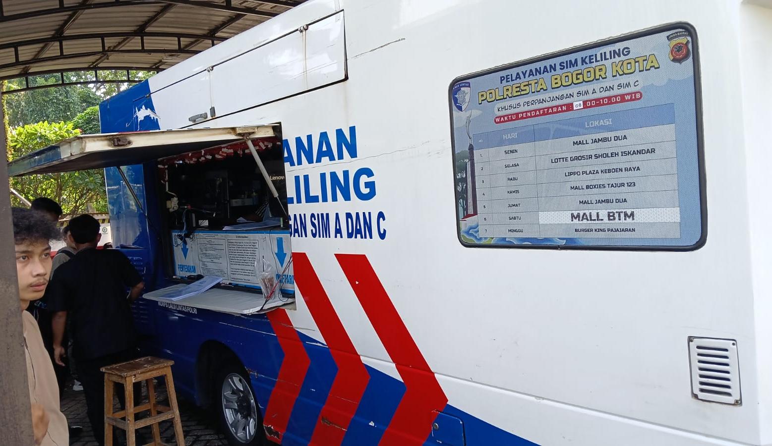 Info Dua Jadwal Lokasi SIM Keliling Kota Bogor, Rabu, 6 Mei 2026