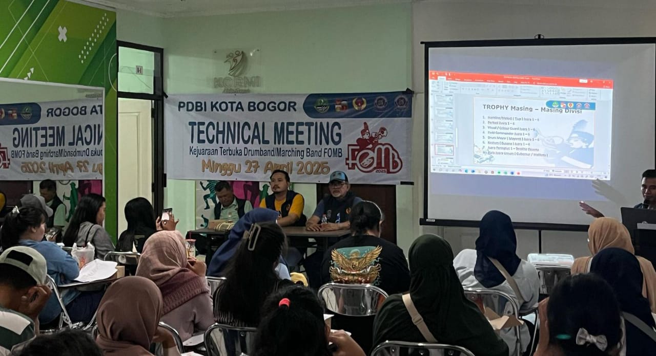 Kejuaraan Drum Band FOMB Jabar 2025 Siap Digelar, 23 Tim Sudah Mendaftar