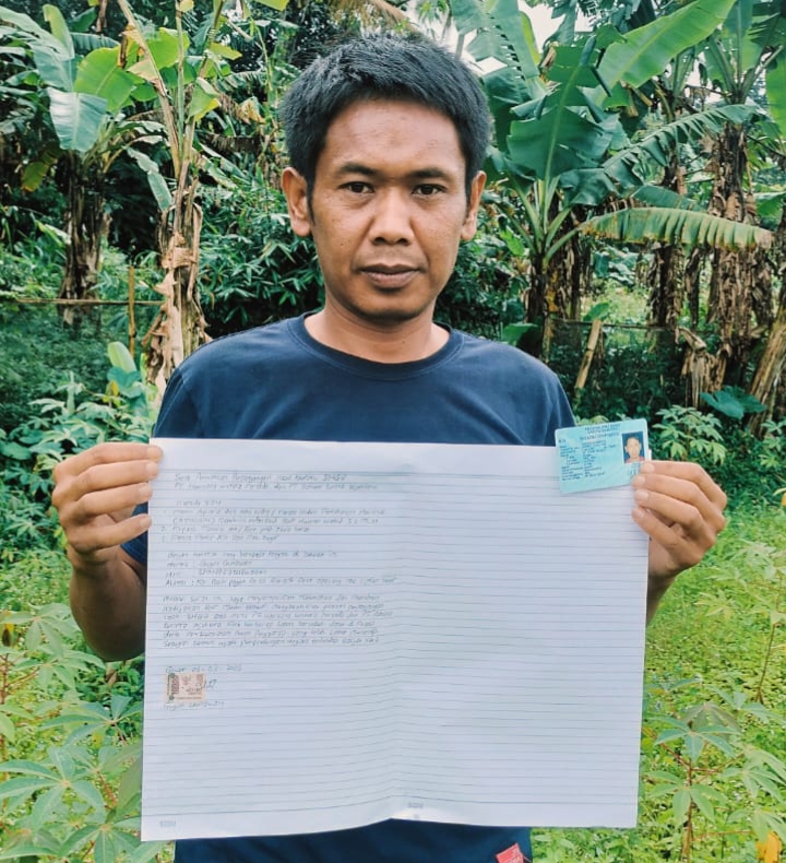 Seribu Surat Keberatan Petani Lereng Salak Banjiri BPN Bogor