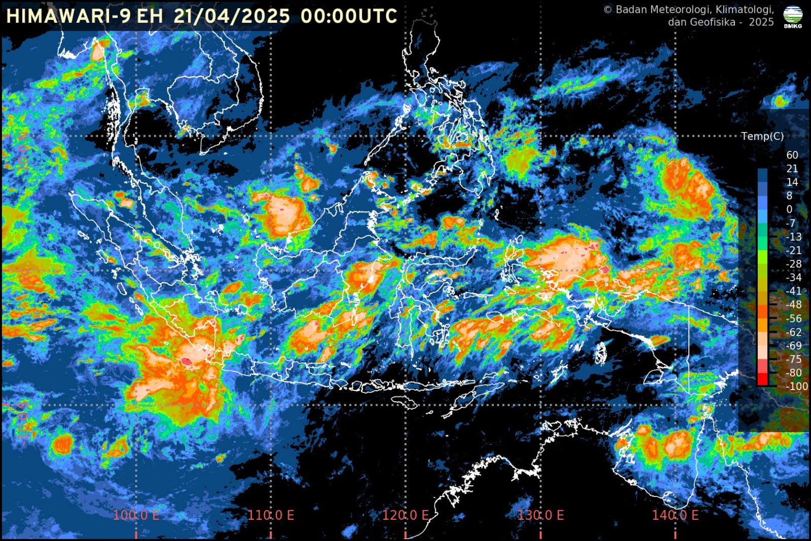 Info Prakiraan Cuaca BMKG Jawa Barat, Senin, 21 April 2025: Cerah Berawan dan Berpotensi Hujan 
