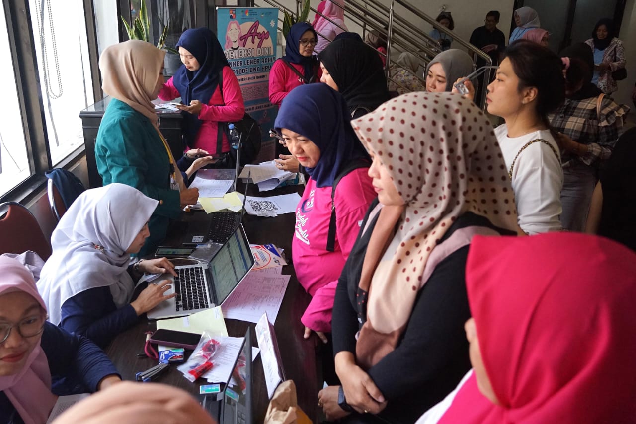 Yantie Rachim Tinjau CKG Dini Program TP PKK Kesehatan Masyarakat di Kota Bogor