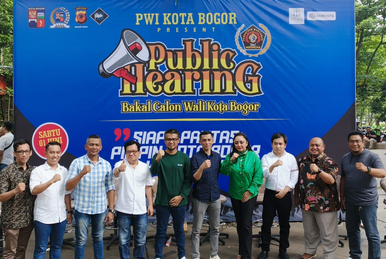 Bacawalkot Bogor Tampung Aspirasi Warga di Public Hearing PWI