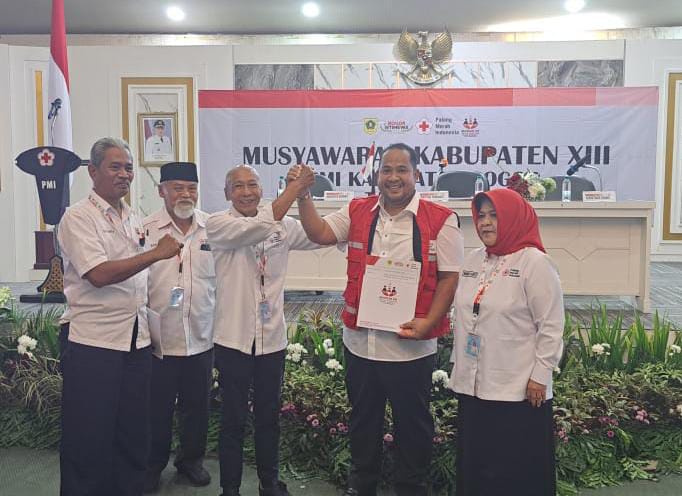 Indra Fermanto Resmi Terpilih Jadi Ketua PMI Kabupaten Bogor Periode 2025–2030