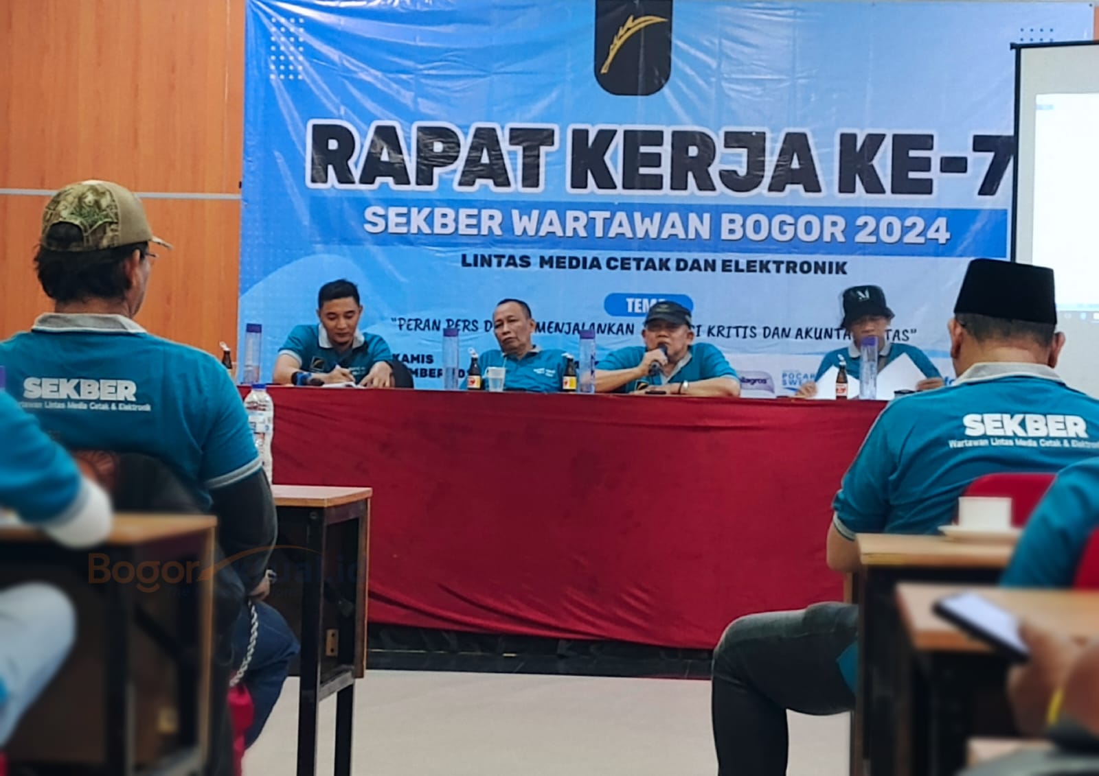 Kembali Nahkodai Sekber Wartawan Bogor Raya, Danang Danoroso Titipkan Kebersamaan dan Kekompakan