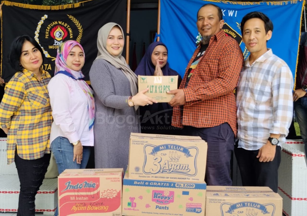 Posko PWI Peka Terima Bantuan dari IKWI dan Fraksi NasDem