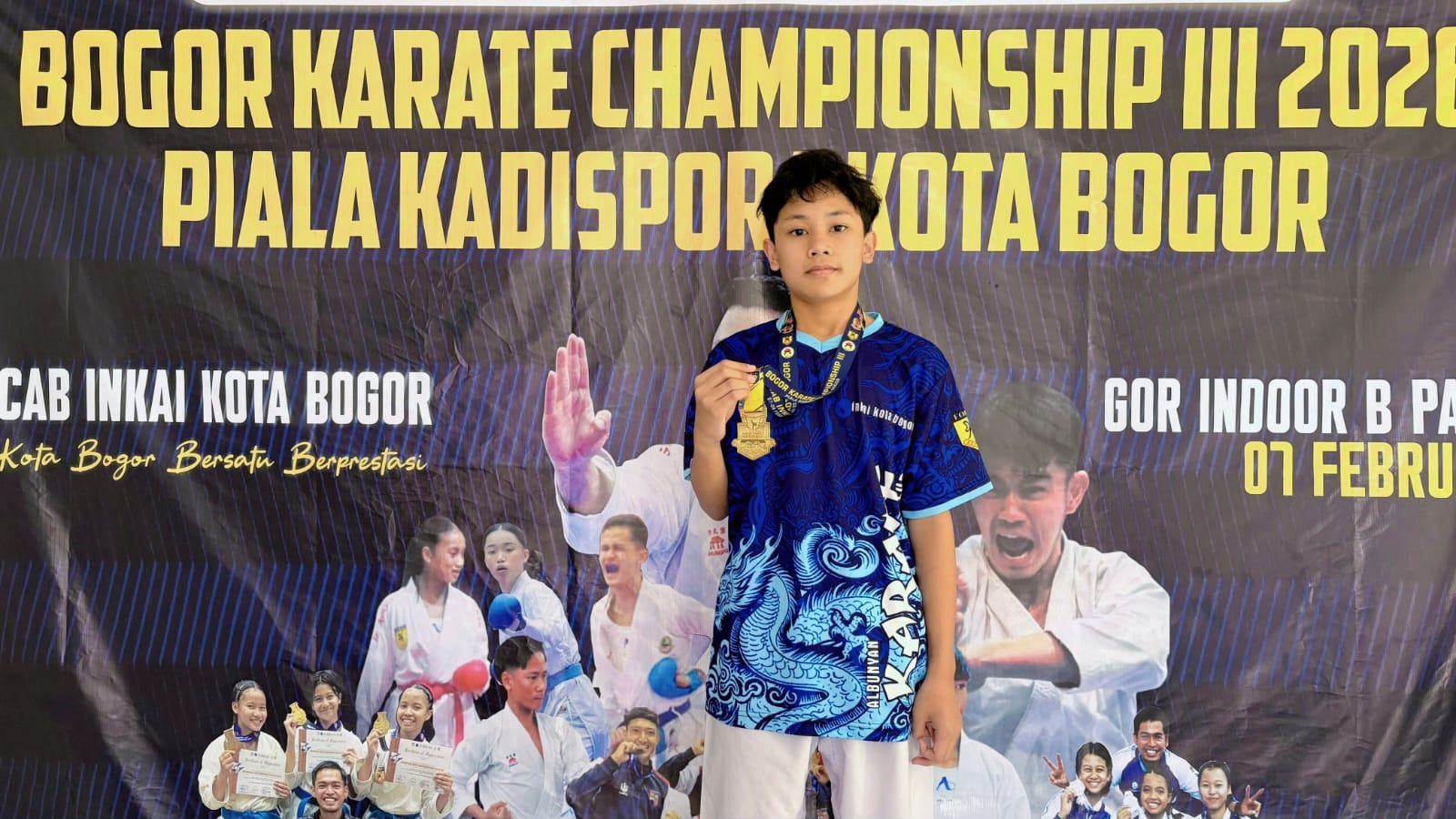 Nadhif Khairy Azzam Raih Emas INKAI Kota Bogor 2026, Al Bunyan Borong Prestasi