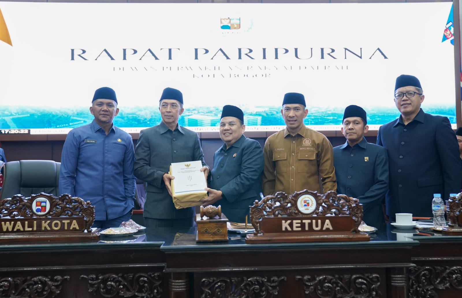 Tok, DPRD dan Pemkot Bogor Sahkan Dua Perda, Pasar Rakyat dan Adminduk