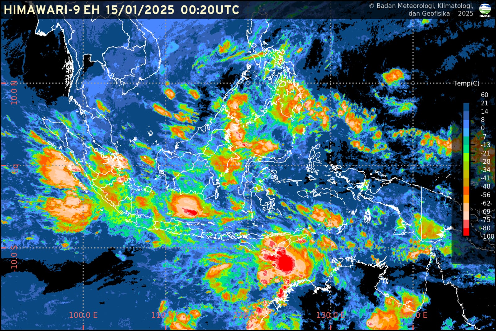 Info Prakiraan Cuaca BMKG Jawa Barat: Waspada Potensi Hujan Lebat dan Angin, Rabu, 15 Januari 2025