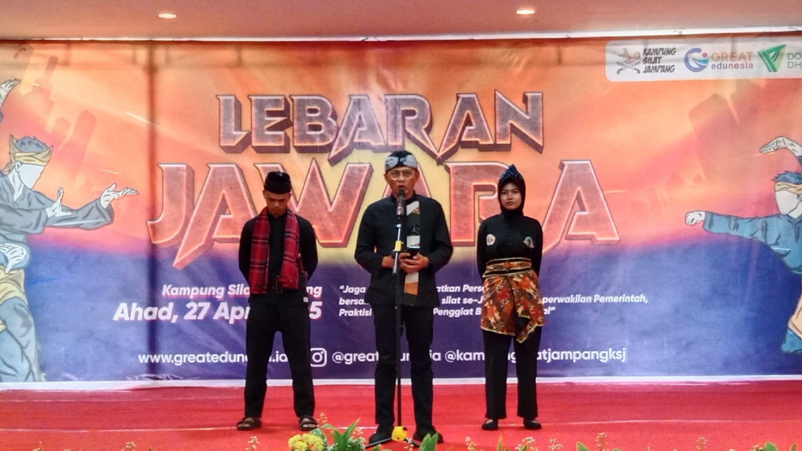 Herry Antasari Hadiri Lebaran Jawara Kampung Silat Jampang, Dorong Pelestarian Budaya Lewat Pendidikan