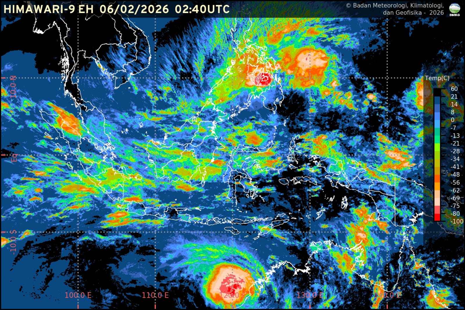 Info Prakiraan Cuaca BMKG Jawa Barat, Jumat, 6 Februari 2026: Berawan dan Berpotensi Hujan 