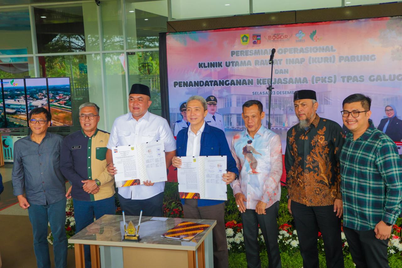 Waste to Energy, Wali Kota dan Bupati Bogor Tandatangan MoU PLTSa di TPAS Galuga