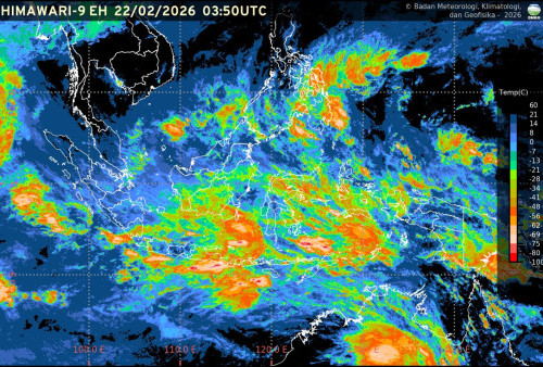 Info Prakiraan Cuaca BMKG Jawa Barat, Minggu, 22 Februari 2026: Berpotensi Hujan 