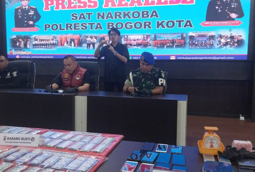 Sat Narkoba Polresta Bogor Kota Berhasil Ringkus 94 Tersangka Berikut Barbuk Miliaran Rupiah