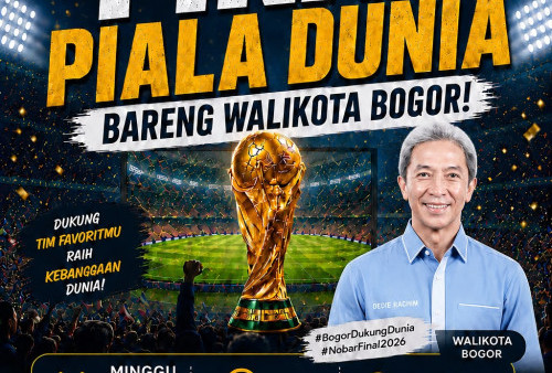 Nobar Final Piala Dunia 2026 Gratis Bersama Wali Kota Bogor