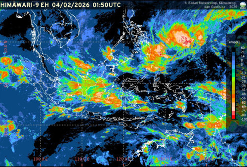 Info Prakiraan Cuaca BMKG Jawa Barat, Rabu, 4 Februari 2026: Cerah Berawan dan Berpotensi Hujan Angin