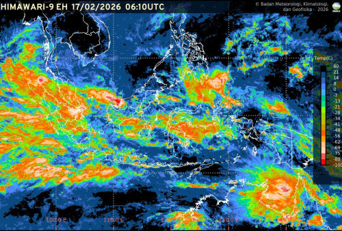 Info Prakiraan Cuaca BMKG Jawa Barat, Selasa, 17 Februari 2026: Waspada Berpotensi Hujan Lebat