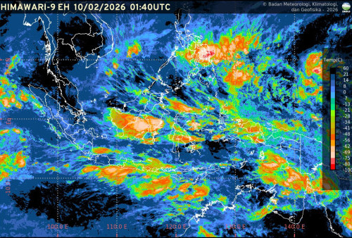 Info Prakiraan Cuaca BMKG Jawa Barat, Selasa, 10 Februari 2026: Cerah, Berawan dan Hujan 