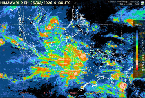 Info Prakiraan Cuaca BMKG Jawa Barat, Rabu, 25 Februari 2026: Berpotensi Hujan 