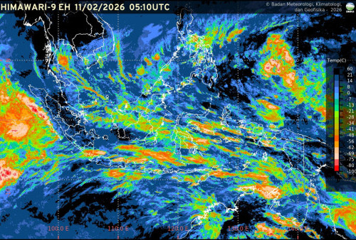Info Prakiraan Cuaca BMKG Jawa Barat, Rabu, 11 Februari 2026: Berawan Hingga Berpotensi Hujan 