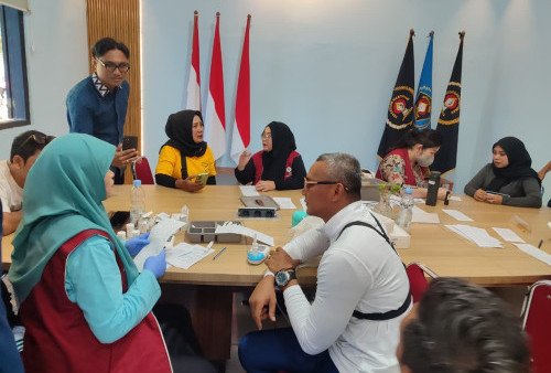 Jumat Sehat PWI Kota Bogor Bersama Dinkes Fasilitasi Cek Kesehatan Gratis Wartawan