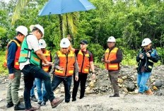 Wujudkan Progran Ketahanan Pangan 1Juta Hektar Sawah, Haji Isam Bangun Jalan Gunakan Tailing Freeport