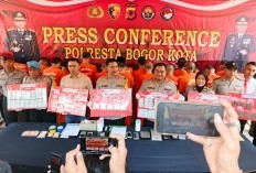Dalam Sebulan Polisi Ringkus Puluhan Pengedar dan Kurir Narkoba di Bogor