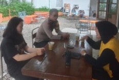 Kompol Ariani Sambangi Kedai Kopi di Tansa Imbau Jaga Ketertiban, Nanti Babinsa dan Babinmas yang Patroli